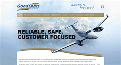Desktop Screenshot of goodspiritair.com